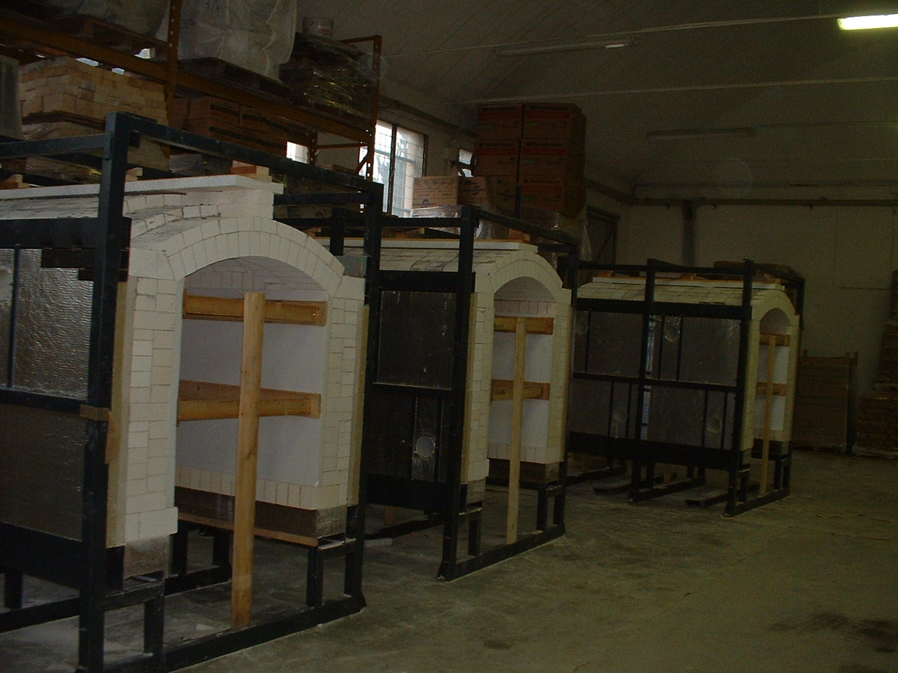 costruzione moduli forno ceramica
